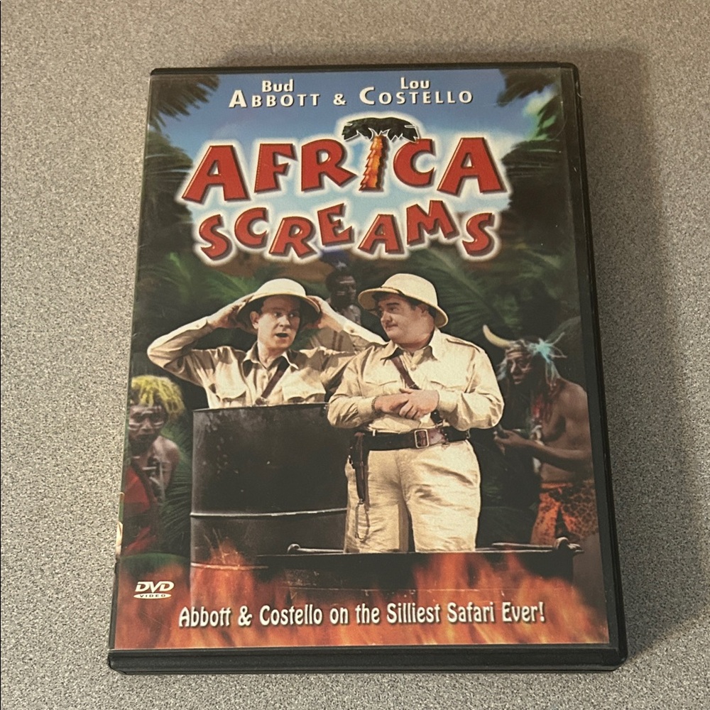 Abbott & Costello Africa Screams DVD